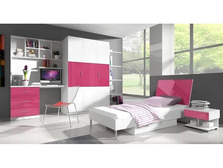 Xlmoebel Schlafzimmer-Set Kinderzimmer Schlafzimmer Möbel Set in Weiß mit Bett und Nachttisch, (2tlg. Kinderzimmer Set (Bett + Nachttisch) von OTTO
