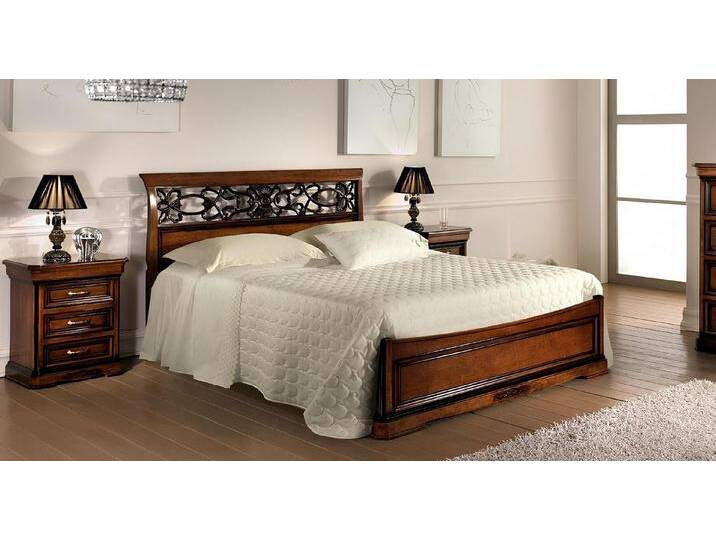 Xlmoebel Schlafzimmer-Set Schlafzimmermöbel mit Bett im Barock-Stil und zwei Nachttischen, (3tlg Set (Bett +2x Nachttisch), Hergestellt in Italien von OTTO