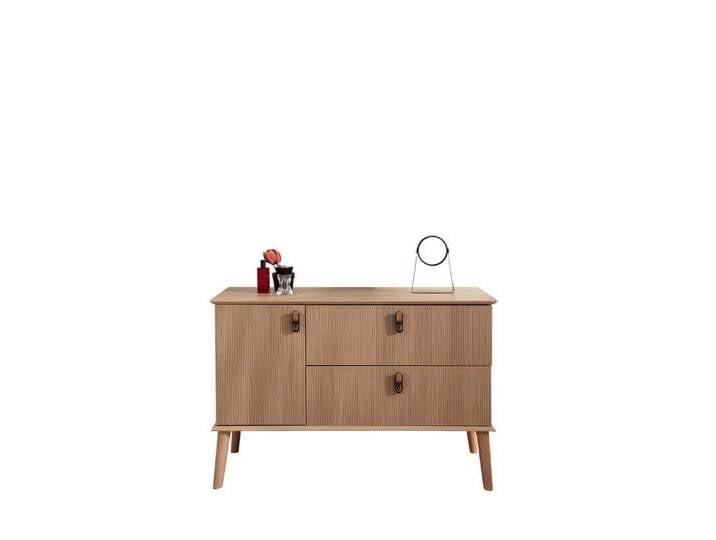 Xlmoebel Schminktisch Designer Schminktisch und Stuhl Set aus edlem Holz für das (Schminktisch), Hergestellt in Europa, beige von OTTO