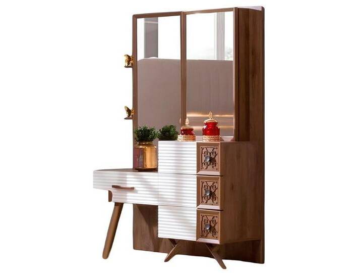 Xlmoebel Schminktisch Moderne Konsolen Tisch für ein Schlafzimmer Möbel Design Schminkpult (1-St., Schminktisch), Hergestellt in Europa, braun von OTTO