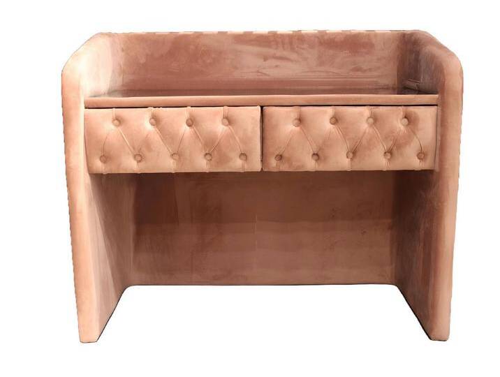 Xlmoebel Schminktisch Moderner rosa Schminktisch im Chesterfield-Design für das (Schminktisch), Hergestellt in Europa, rosa von OTTO