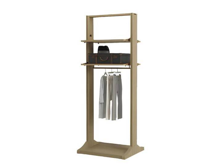 Xlmoebel Schranksystem Begehbarer Schrank zur Kleideraufbewahrung Raumteiler Kleiderschrank (Schrank System) Hergestellt in Europa, braun von OTTO