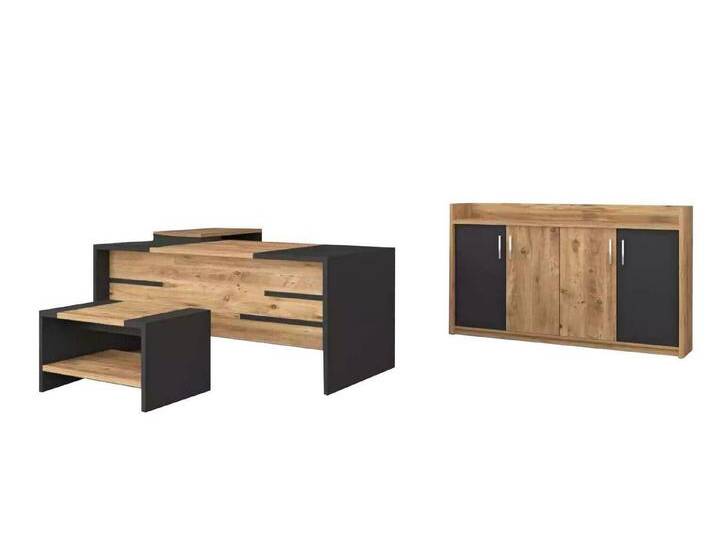 Xlmoebel Schreibtisch Moderner Schreibtischschrank Büro Möbel Combo (4-St., Schreibtisch, Couchtisch, Beistelltisch, Schrank), Hergestellt in Europa von OTTO
