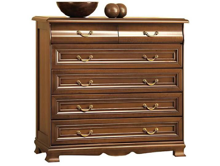 Xlmoebel Schubkastenkommode Traditioneller Beistellschrank mit Schubladen - Landhausstil Kommode (Klassische Kommode Kommoden Kommodenschrank - Model N-K4) von OTTO
