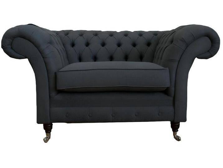 Xlmoebel Chesterfield-Sessel XXL-Größe mit grauem Design für das Wohnzimmer (Chesterfield Sessel), Hergestellt in Europa, grau von OTTO