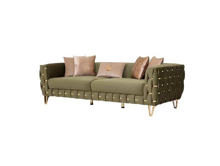 Xlmoebel Sessel Dreisitzer Metall xxl Sitzmöbel Riesensofa Große Couch Neu (Sessel), Hergestellt in Europa, grün von OTTO