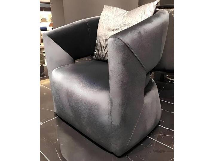 Xlmoebel Loungesessel Ein Luxus Clubsessel in Grau für eine Person (1-St., Sessel), Hergestellt in Europa, grau von OTTO