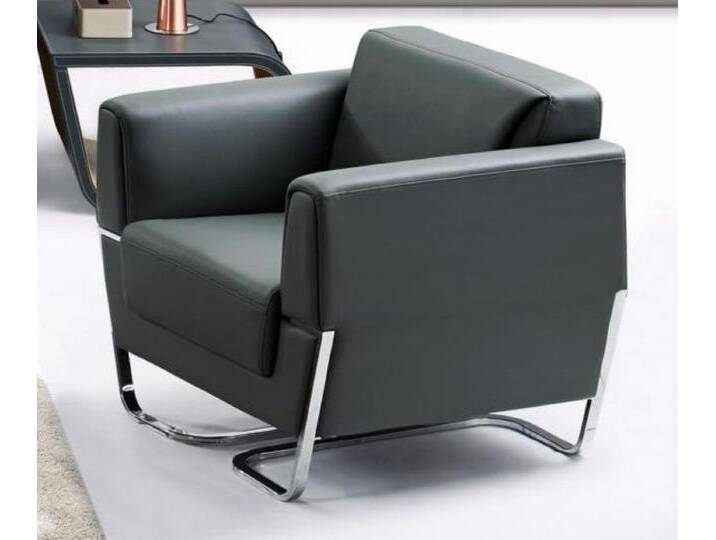 Xlmoebel Sessel Einzelner Polstersessel für das Büro mit neuem Lounge-Design (Sessel), Hergestellt in Europa, schwarz von OTTO