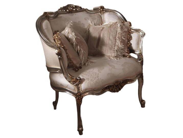 Xlmoebel Sessel Einzelplatz Italien Stuhl Sofa Polsterung Design Stoff Sitzpolster (1-St., Sessel), Hergestellt in Europa, braun von OTTO