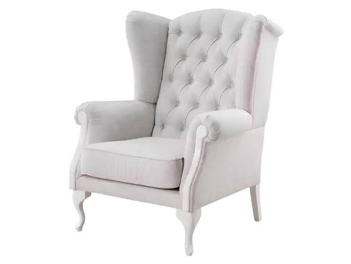 Xlmoebel Ohrensessel Einzelstuhl in weißem Design mit Polsterung für das Wohnzimmer (Sessel), Hergestellt in Europa, weiß von OTTO