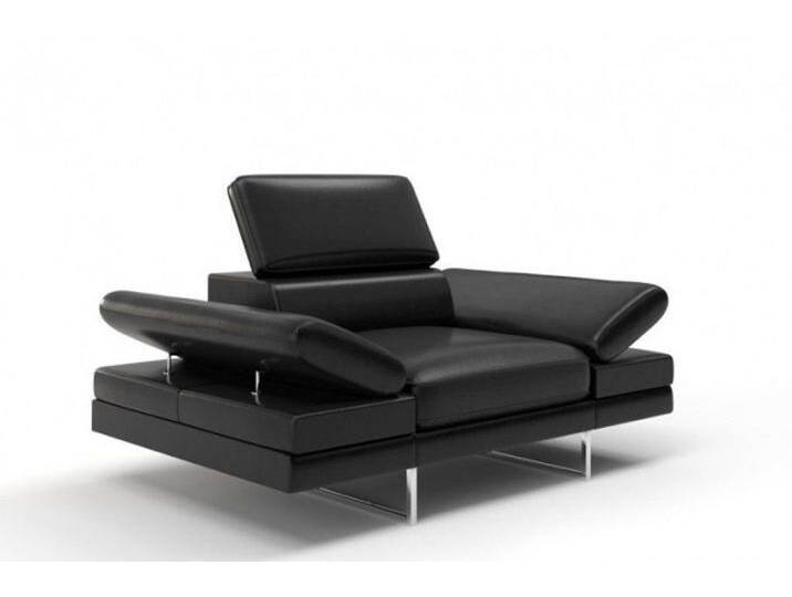 Xlmoebel Sessel Entwurfssessel Polsterstuhl Relax Lounge Fernsehli Leder Club 1 Platz (1-St., Sessel), Hergestellt in Europa, schwarz von OTTO