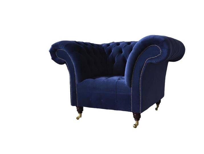 Xlmoebel Sessel Neu gestalteter Fernsehsessel mit Chesterfield-Design und Polsterung - (Chesterfield Sessel - 375), Hergestellt in Europa von OTTO