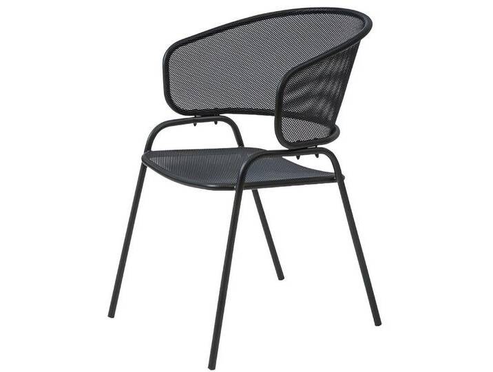 Xlmoebel Gartenstuhl Neuer Möbelstück für das Esszimmer: Aktuelles Design Bürostuhl, Hergestellt in Europa, schwarz von OTTO