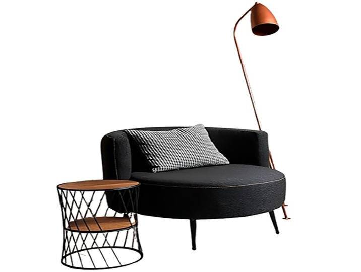 Xlmoebel Sessel Neuer zeitgemäßer schwarzer Wohnzimmersessel Clubsessel Fauteuil (1-St., Sessel), Hergestellt in Europa, schwarz von OTTO