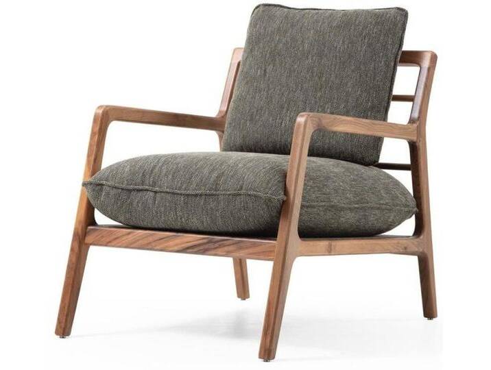 Xlmoebel Gartensessel Ohrensessel Polster Grau Wohnzimmer 1-Sitzer Neu Modern (1-St., Sessel), Hergestellt in Europa, grau von OTTO