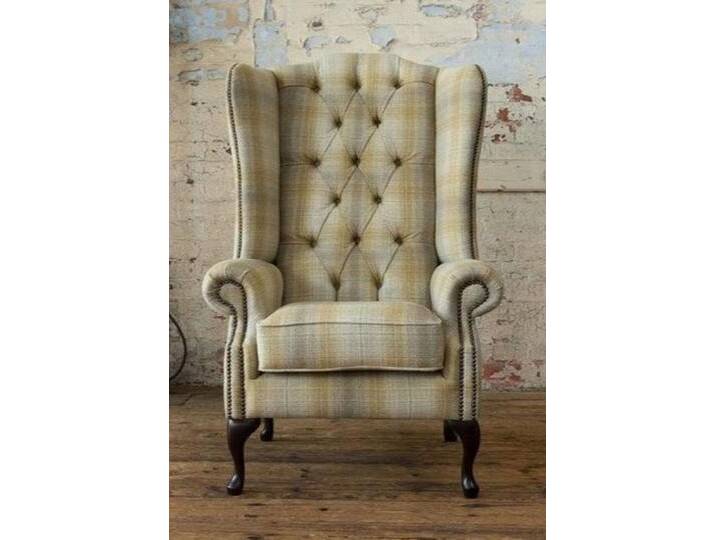 Xlmoebel Sessel Premium Einzelsitzer Chesterfield Ohrensessel Polstersofa Stuhl (Sessel), Hergestellt in Europa, beige von OTTO