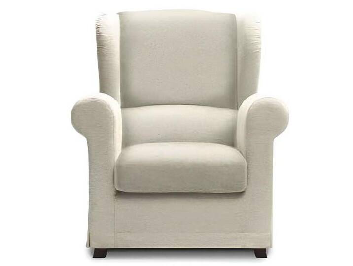 Xlmoebel Ohrensessel Bequemer Hocker Clubsessel Loungesessel Cocktailsessel Relaxsessel (2-St., Sessel + Hocker), Hergestellt in Europa, weiß von OTTO