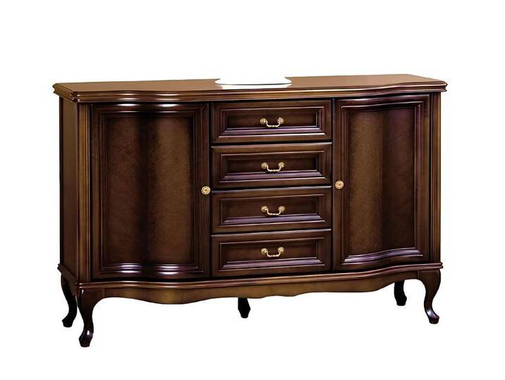 Xlmoebel Sideboard Aufbewahrungsmöbel für Speisen und Geschirr mit Schubladen - Sideboard (Anrichte), Hergestellt in Europa, braun von OTTO