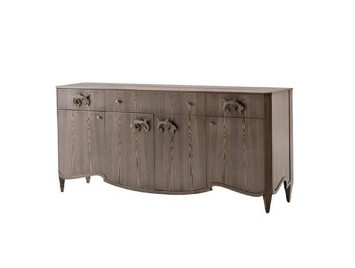 Xlmoebel Sideboard Braunes Massivholz-Sideboard - Möbelstück mit Kommoden und Anrichte (1 St., Sideboard), Hergestellt in Europa, braun von OTTO