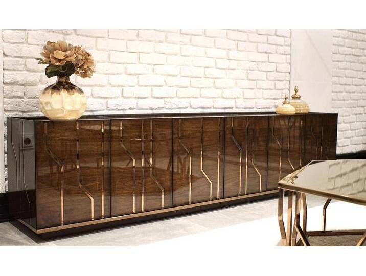 Xlmoebel Sideboard Luxuriöses modernes Design Sideboard aus Holz für das Wohnzimmer (1 St., Sideboard), Hergestellt in Europa, braun von OTTO