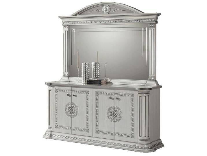 Xlmoebel Sideboard Möbel-Set mit Spiegel, Holz-Kommoden und Schränken, Anrichte - (Set Kommode mit Spiegel), Hergestellt in Italy, weiß von OTTO