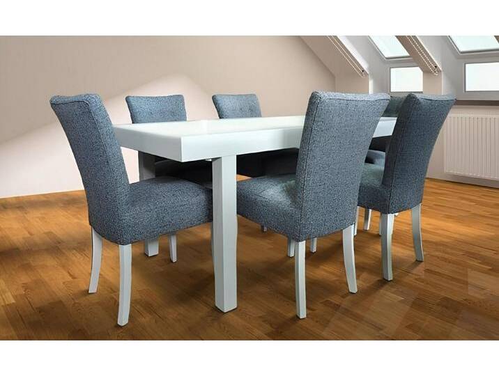 Xlmoebel Sitzgruppe 6er Set Stühle mit Polsterung aus Textilgewebe - Designer Lehnstühle, Hergestellt in Europa, grau Xlmoebel Sitzgruppe 6er Set Stühle mit Polsterung aus Textilgewebe - Designer Lehnstühle, Hergestellt in Europa, grau von OTTO