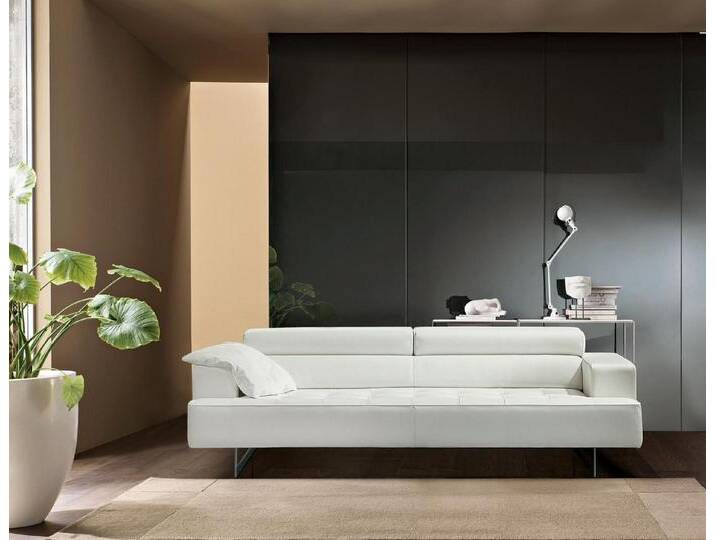 Xlmoebel 3-Sitzer Dreisitzer Sofa Prianera Polstermöbel Luxus Weißes Leder-Couch, Hergestellt in Europa, weiß von OTTO