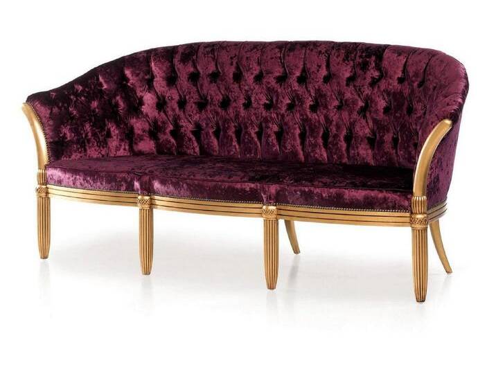 Xlmoebel 3-Sitzer Dreisitzer-Sofa in klassischem Design mit neuem Polsterbezug aus Leder, Hergestellt in Europa von OTTO