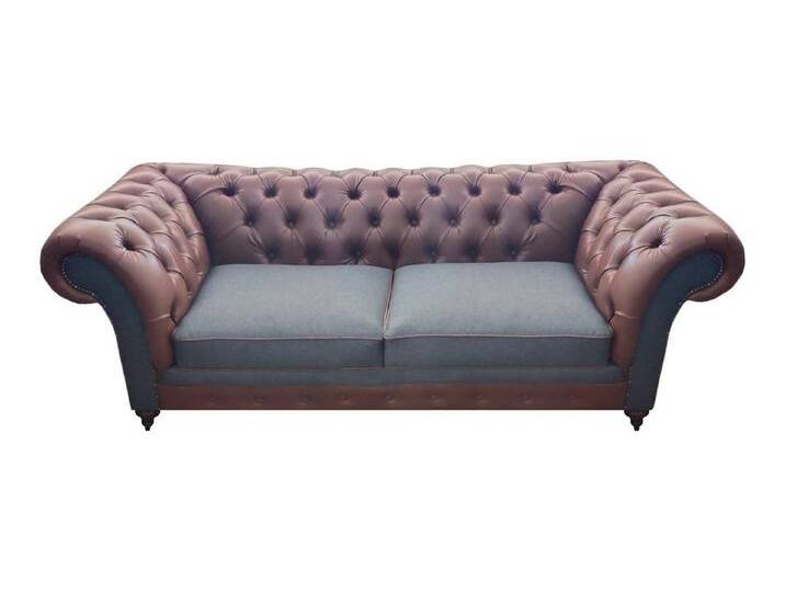 Xlmoebel 2-Sitzer Neues Luxus-Sofa Zweisitzer in braunem Leder im Wohnzimmer im, Hergestellt in Europa, braun von OTTO