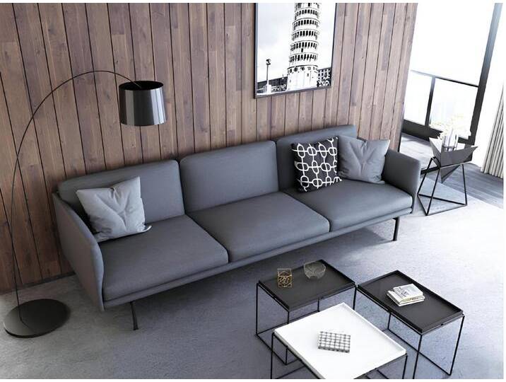 Xlmoebel Big-Sofa Neues XXL Polster-Sofa für das Wohnzimmer vier Sitzplätze, Hergestellt in Europa, grau von OTTO