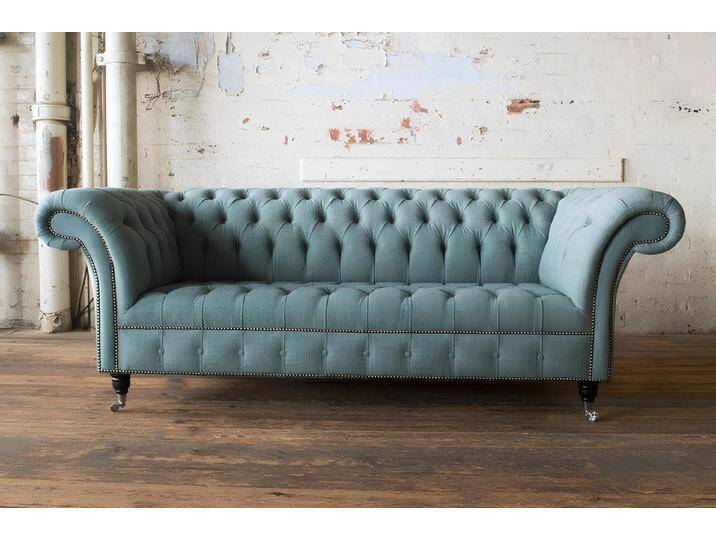 Xlmoebel 3-Sitzer XXL Dreisitzer Designer-Sofa in Grün aus Textil und Leder, Hergestellt in Europa von OTTO