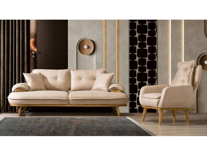 Xlmoebel Polstergarnitur Zeitgemäßes Sofa-Set mit Designer 3-Sitzer Luxus-Polstersessel 3+1, (2tlg.Wohnzimmer Set (Sofagarnitur 3+1 Sitzer) Xlmoebel Polstergarnitur Zeitgemäßes Sofa-Set mit Designer 3-Sitzer Luxus-Polstersessel 3+1, (2tlg.Wohnzimmer Set (Sofagarnitur 3+1 Sitzer) von OTTO