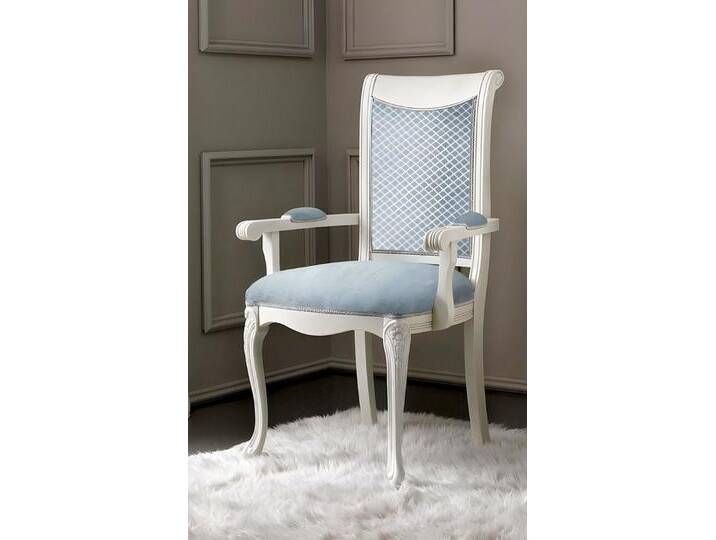 Xlmoebel Stuhl Weiß Esszimmerstuhl Luxus Küchenstuhl Holz Möbel (1 St), Hergestellt in Europa, grau weiß von OTTO