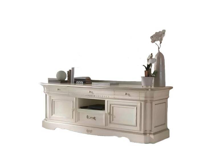 Xlmoebel TV-Schrank Sideboard in klassischem Stil aus Holz als TV-Ständer in Weiß für das (1-St., TV-Ständer) Hergestellt in Europa, weiß von OTTO