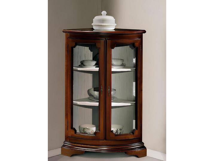 Xlmoebel Vitrine Glasvitrine Kommode Schrank Barock Rokoko Design (Vitrine) Hergestellt in Europa, braun von OTTO