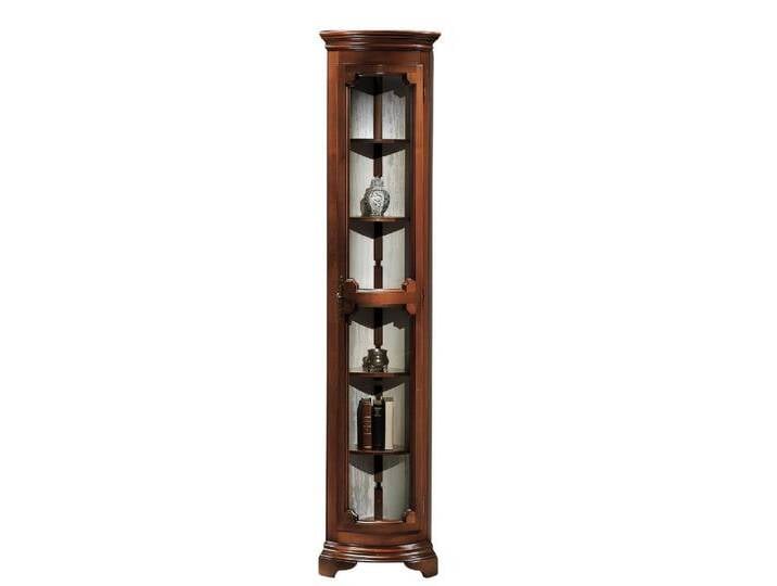 Xlmoebel Vitrine Glasvitrine mit Eckkommoden modernes Design neu (Vitrine) Hergestellt in Europa, braun von OTTO