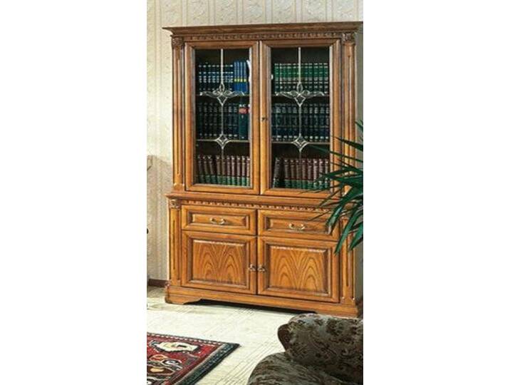 Xlmoebel Vitrine Neue Traditionsstil-Glasvitrine mit klassischem Vitrinenschrank. (Klassische Vitrine Vitrinenschrank Vitrinen - Model OK2) Hergestellt in Europa von OTTO