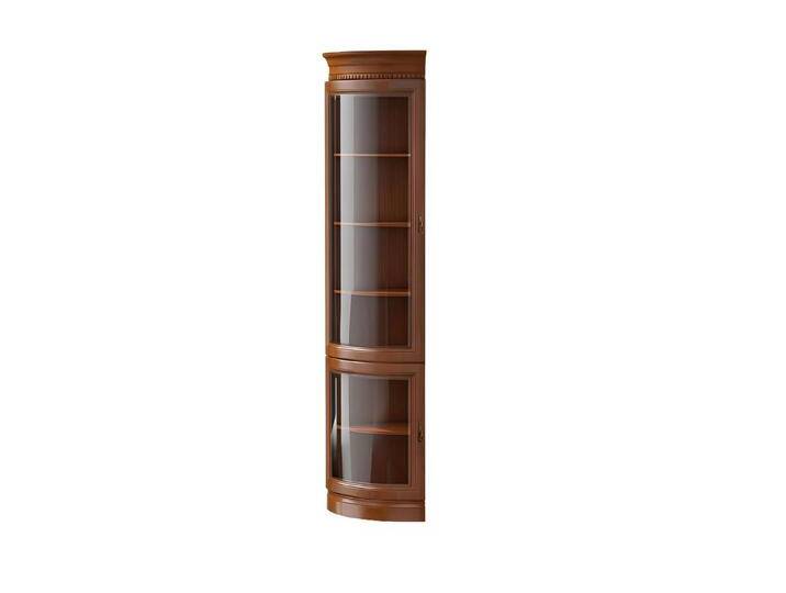 Xlmoebel Vitrine Traditioneller Schrank Ausstellungsschrank Eckvitrine Vitrinenschränke (Klassische Schränke Schrank Schrankwand - Model BA-11) Hergestellt in Europa von OTTO