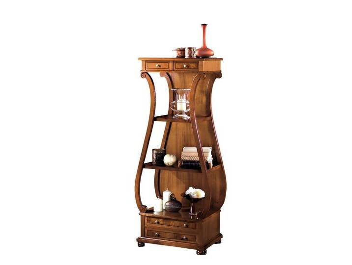 Xlmoebel Bücherregal Wohnzimmermöbel Holzregal Vitrine Designwandregal Schrankensemble, Hergestellt in Italy, braun von OTTO