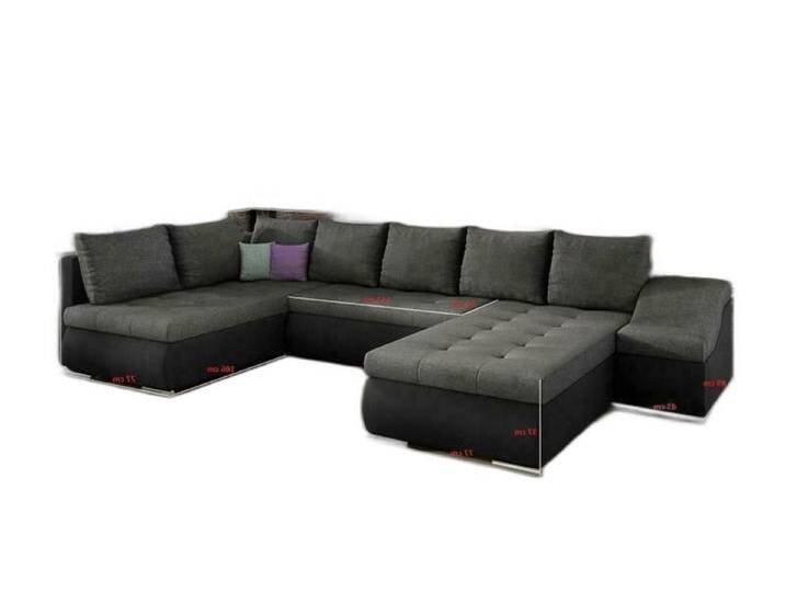 Xlmoebel Wohnlandschaft Designer Sofa Garnitur Wohnlandschaft Couch Ecksofa Textil Polster, 1 Teile, Hergestellt in Europa, grau von OTTO