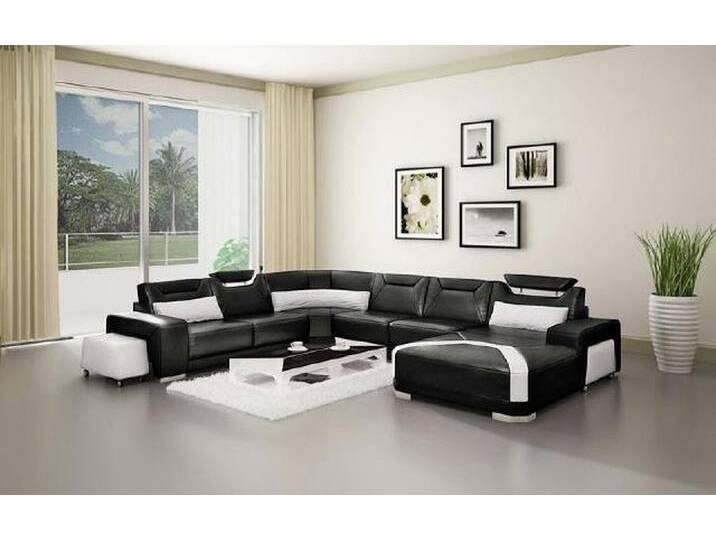 Xlmoebel Wohnlandschaft Polster Ecksofa Couch Sofa U-Form Sitz Ecke Modern Gemütlich, Hergestellt in Europa, rot, Variante A von OTTO