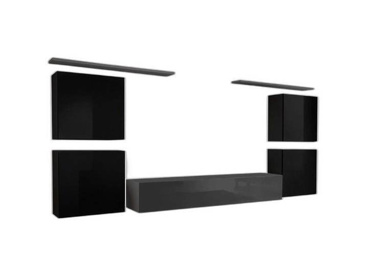 Xlmoebel Wohnwand Exklusive Regalsystem Wohnkombination Holzstück Komplett 4x Wandregal, (8-St., 1x Wohnwand + 1x TV Ständer + 4x Wandschrank + 2x Wandregal) von OTTO
