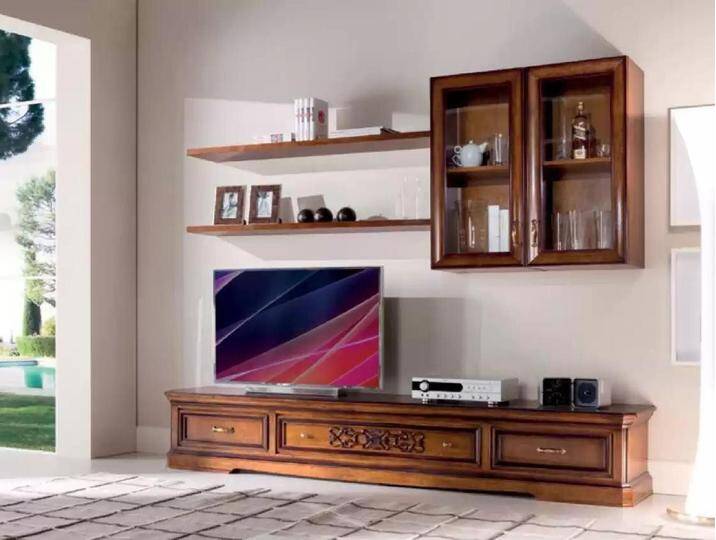 Xlmoebel Wohnwand Neues 5-teiliges Set im modernen Stil für das Wohnzimmer mit Lowboard, (5-St., Set 5tlg. Wohnwand (Lowboard + 2x Wandschränke + 2x Wandregale) von OTTO