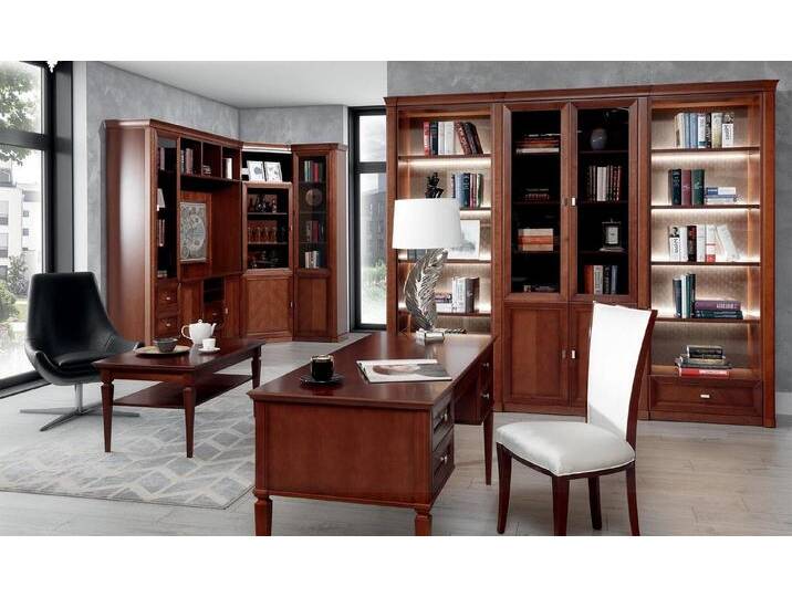 Xlmoebel Aktenschrank Wohnzimmermöbel TV-Schrank Medienzentrum Design Wohnwand (Eck Wohnwand) Hergestellt in Europa, braun von OTTO