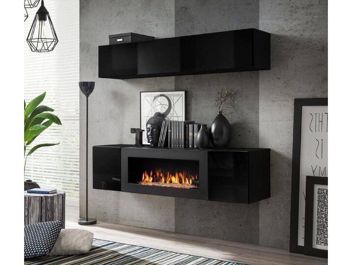 Xlmoebel Wohnzimmer-Set Moderne Luxuriöse Hochglanz Wohnwand 2-teiliges Sideboard, (3-St., 1x Wohnwand + 1x Sideboard + 1x Wandschrank) von OTTO