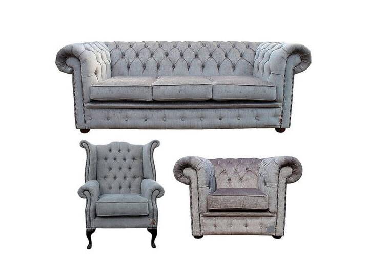 Xlmoebel Chesterfield-Sofa Neue Sofagarnitur Chesterfield im klassischen Stil mit Polsterung, Hergestellt in Europa von OTTO