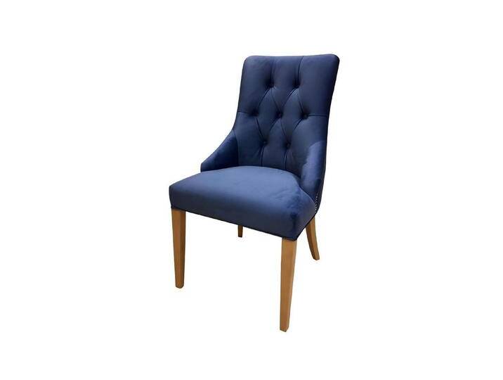 Xlmoebel Polsterstuhl Neues Esszimmer-Restaurant-Set mit 4 Stühlen in modernem Design, Hergestellt in Europa, blau von OTTO