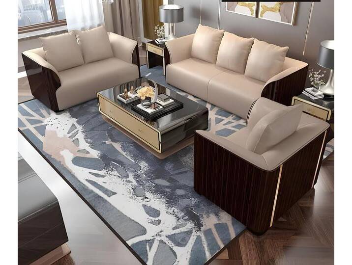 Xlmoebel Wohnzimmer-Set Sofa Set aus hochwertigem Leder für das Wohnzimmer-Designer-Möbel, (3-St., Sofagarnitur 3+2+1 Sitzer), Hergestellt in Europa von OTTO