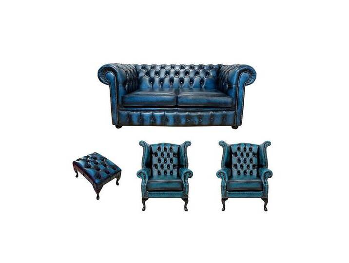 Xlmoebel Chesterfield-Sofa Stilvolles gepolstertes Sitzensemble Chesterfield Sofa Couch, Hergestellt in Europa von OTTO