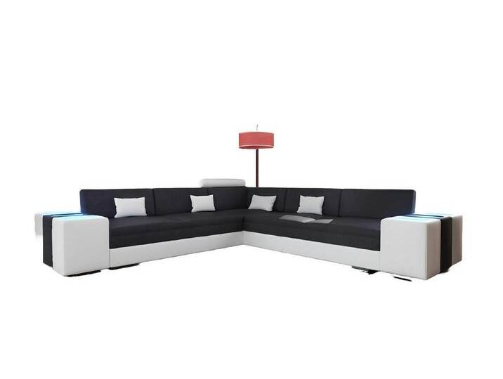 Xlmoebel Ecksofa Wohnlandschaft mit Ecksofa aus Stoff Textil oder Leder - Sofagarnitur, Hergestellt in Europa, grau von OTTO